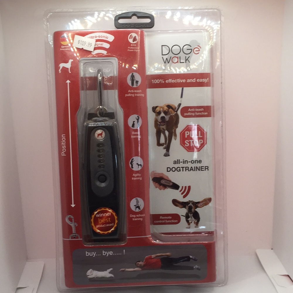 Dog e Walk All-In-One Ultrasonic Trainer New